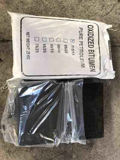 Hot melt bitumen